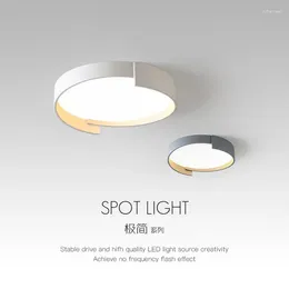 Ceiling Lights Nordic Minimalist LED Living Room Lamp Modern Macaron Study Bedroom Balcony Dining