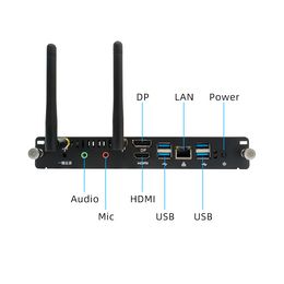 TexHoo OPS Mini PC Computer Intel Core i5 7300HQ Processor Windows 10 Pro For Conference Teach Screen Built-in Host Module WiFi