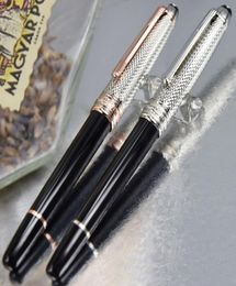 Luxury Msk163 Classic FountainRollerballBallpoint pen high quality Black resin barrel Small ripple cover Stationery with Serial4139912