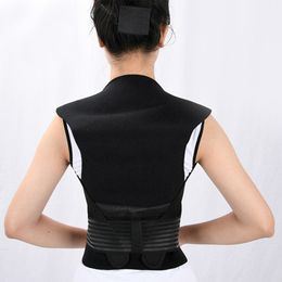 Magnetic Back Support Magnets Heating Therapy Belt Waist Brace Posture Corrector Spine Back Shoulder Lumbar Posture Correction