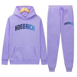 Brand Hoodrich Sports Hoodrich Hoodie Men Hoodrich Tracksuit Letter Towel Embroidered Winter Sweatshirt Hoodie For Men Colorful Blue Solid Hoodrich Jackets 783