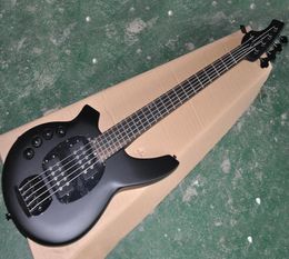 Left Handed 5 Strings Black Electric Bass with 2 PickupsRosewood FretboardCan be Customized As Requested3864874