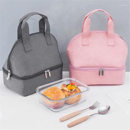 Storage Bags Aluminum Foil Insulation Bag Thickened Simple Rice Out Lunch Portable Dinner Container Picnic Food Handbag