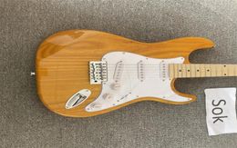 Fantasy Guitar Club strat electric guitartwo pieces Centre line ash body4200324