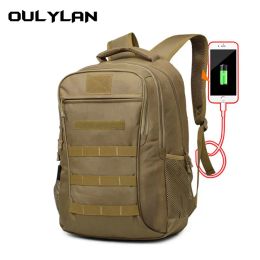 Bags Travel Bags Cool Walker Lightweight Tr50L Large Capacity Army Military Tactical Backpack USB Charging Outdoor Camping Sports Bag