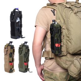 Tactical Molle Water Bottle Pouch Oxford Military Canteen Cover Holster Outdoor Traveling Kettle Bag With Molle System