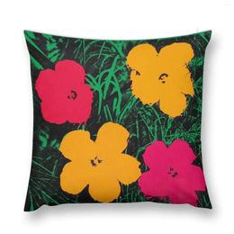 Pillow Andy Warhol Flowers T-Shirt Throw Sofa Covers Christmas Pillows