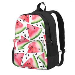 Storage Bags Backpack Watermelon Chunks Casual Printed School Book Shoulder Travel Laptop Bag For Womens Mens