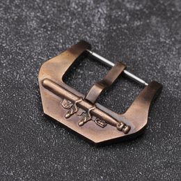 Watch Bands Submarine Bronze Buckle Cusn8 Vintage And Old Oxidation Buckle Pure Copper Suitable For Leather Strap3267