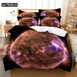 Bedding Sets Abstract 3D Digital Home Bedclothes Super King Cover Pillowcase Comforter Textiles Set Bed