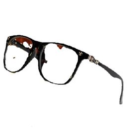 Uomo Donna Occhiali da vista moda su montatura Nome del marchio Designer Occhiali semplici Occhiali da vista Miopia Oculos H399