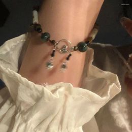 Charm Bracelets Ring Fashion Design Jewellery Accessories Chinese Style Choker Women Natural Stone Bracelet Jade