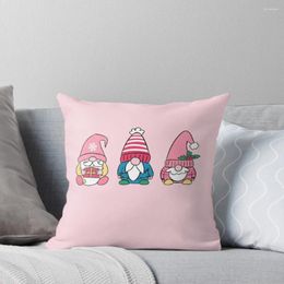 Pillow Cute Three Christmas Gnomes Friends Throw Ornamental Pillows Luxury Cover Supplies
