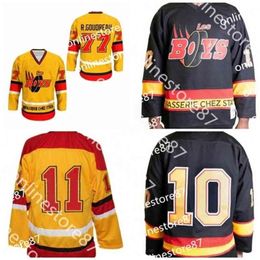 24S 40Rice Boys tage Movie Hockey Jerseys Customize any name and number personality embroidery Hockey Jersey