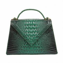 2023 Hot Sales Wine Tote Bags for Women PU Crocodile Pattern Leather Shoulder Bags Casual Tote Bag R73q#