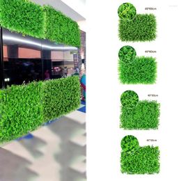 Decorative Flowers Artificial Turf Grassland Simulation Fake Moss Lawns Grass Carpet Plant Courtyard Garden Outdoor Decor Mat