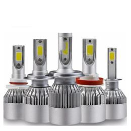 2 Pcs C6 H1 H3 Led Headlight Bulbs H7 LED Car Lights H4 9005 9006 6000K 36W 12V 3800LM Auto Headlamps Car Accessories