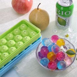 1pc Plastic Molds Ice Tray 14 Grid 3D Round Ice Molds Home Bar Party Use Round Ball Ice Cube Makers Kitchen DIY Ice Cream Moulds