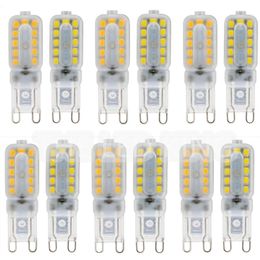 6X Dimmable 12V/220V Mini G4 G9 LED Lamp LED Bulb 4W 6W 10W AC DC LED Chandelier Replace Halogen Light Lampada Bombilla Ampoule