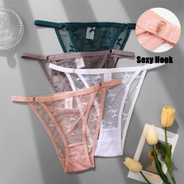 2 Pcs/set Sexy Lace Panties for Women Solid Color Female Underwear Perspective Low Waist Underpants Ladies Soft Lingerie S-XL