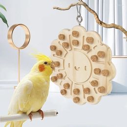 Other Bird Supplies Block Pecking Toy Grinding Cork Standing Perches For Small Large Birdcages Decors Molar