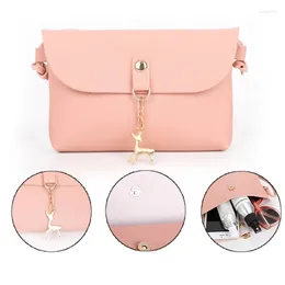 Bag Female Handbags Shoulder Bags PU Leather Student Messenger Solid Color Designer Purse And For Women