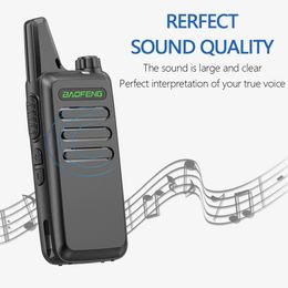 1/2PCS Baofeng BF-T20 5W Portable Mini Walkie Talkie VOX Charging USB For BF-C9 BF-888S KD-C1 Two Way Radio Hotel Hunting