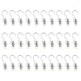 Spoons Heavy Duty Hanging Hooks Clips Boot Hangers For Closet Laundry Clip Clothes Hat Pants Towel Beige 30PC