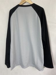 Oversize Sweatshirt T Shirt Contrast Sudaderas Print Long Sleeve Hoodies Teens Y2k Clothes Vintage Casual Korean Woman Pullover
