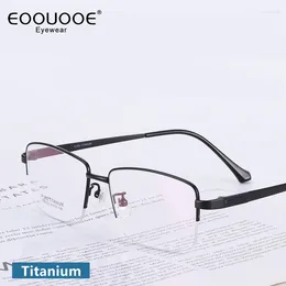 Sunglasses Frames High Quality Frame Titanium Men Eyewear Quinquagenarian Optical Glasses Myopia Hyperopia Progressive ADD Oculos