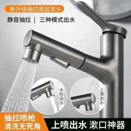 Bathroom Sink Faucets Toilet Washbasin Faucet Pull Type And Cold Household