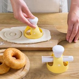 Baking Tools Food Grade ABS Plastic DIY Donuts Maker Mold Donut Cutter With Dip Piper For Kitchen Pasteleria