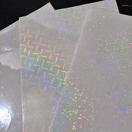 Window Stickers 210x297mm Anti-scratch Laser Holographic Foil Adhesive Tape Back Self-adhesive Film Waterproof Handmade DIY Material Po