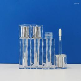 Storage Bags Transparent Corrugated Lip Glazed Tube 3ml Plastic Gloss Packaging Bottle Liquid Lipstick Empty Materials