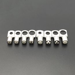 50PCS 4-10mm2 Terminal Wire Welding Cable Connector Kit Bolt Hole Tinned Cable Lugs suit SC4-6 SC6-6 SC6-8 SC10-6