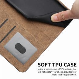 Casual Book Style Case For Xiaomi Redmi Note 12S 10 10S 9 9S 11 11S 12 Pro 5G A1 A2 11A 12C K60 Wallet Phone Leather Fundas E18D