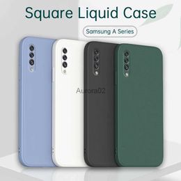 Cell Phone Cases Camera Protect Soft Case for Samsung Galaxy A30S A50 A50S A70 Liquid Silicone Couples Cover A 30 50 70 S E yq240330