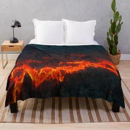 Blankets Lava (Magma) Throw Blanket Retros For Sofa Thin Winter Beds Funny Gift