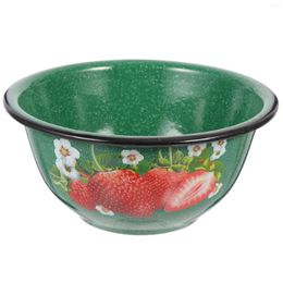 Bowls Thickened Enamel Bowl Trays Wear Resistant Noodle Container Reusable Ramen Convenient Daily Use Delicate Soup