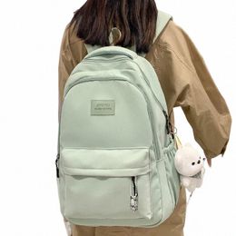new Female Fi Lady High Capacity Waterproof College Backpack Trendy Women Laptop School Bags Cute Girl Travel Book Bag Cool l88I#