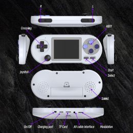 SF2000 Retro Handheld Game Console 3 inch Portable Video Game Players with 6000+Games Classic Mini Video Games for Kids Gifts