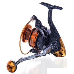 Spinning Reels Hlq Saltwater New Arrival Metal Fishing Reel Coil Carretilha Pesca 20006000 Series 121Bb 511 7827273 Drop Delivery Spor Dhijs