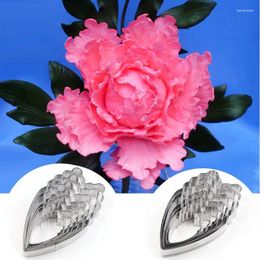 Baking Moulds Stainless Steel English Sugar Flower Cutting Mold Set Peony Petal Size 7 Models 1