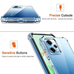 Shockproof Clear Phone Cases For Xiaomi Mi 13 12 11 12X 12S Ultra 10 11T 12T Lite Redmi Note 12 11 8 7 9 10 Pro Max 9A 9T Cover