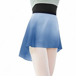 ballet Dance Skirt Adult Children Chiff Gradient Irregular Practise Leotard Dance Skirts Women Gymnastics Skate Ballet Skirts Z1vQ#