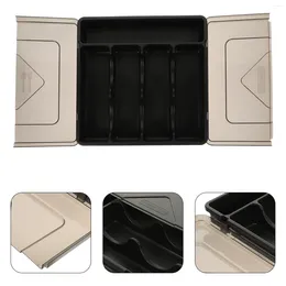 Kitchen Storage Cutlery Box Utensil Organiser Utensils Silverware Tray Trays For Drawers Small Chopsticks With Lid Holder