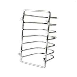 Plates Toast Rack Bread Holder Solid Metal Wire Cooling With 6 Slots And Handle Pieces Serving Tools For Coffee Tea