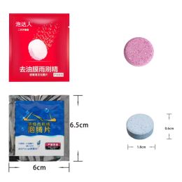 50/100 Pcs Car Solid Cleaner Windscreen Wiper Effervescent Tablets Glass Toilet Window Windshield Cleaning Auto Accessories