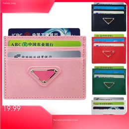 Key Pouch Case Triangle Card Card Holders Designer Pocket Organizer Keychain Womens Coin Purses Mens Vintage Passport Holders Leather Red Purse Key Wallets chain