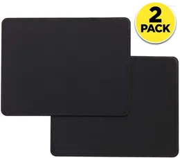 Table Cloth 2-Pack Non-Slip Mouse Pad Stitched Edge PC Laptop For Computer Gaming Rubber